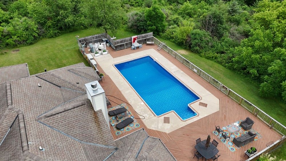 Vinyl Liner Replacement in East Troy WI - After, New Liner