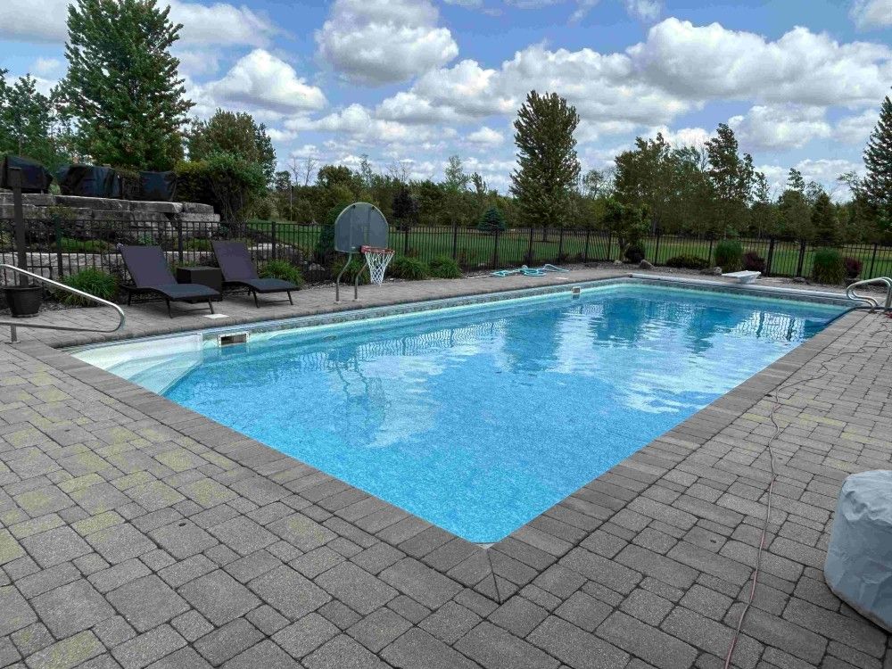 Vinyl Liner Replacement in Franksville WI - Before, Faded Liner
