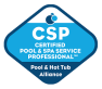 certified pool & spa service professional icon
