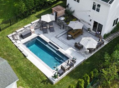 Delafield WI Tuscan 13.24 Latham Fiberglass Pool 