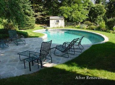 curved kidney inground pool