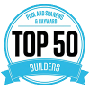 Top 50 Pool Builder Award logo