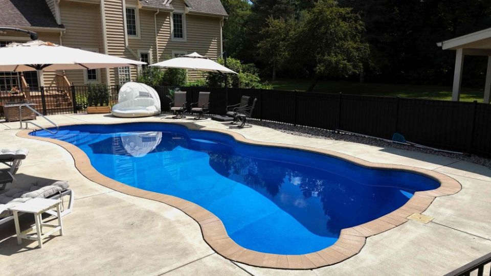 Fiberglass Pool, Genesis Latham 
