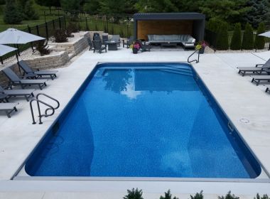 18x36 Rectangle, 8' deep Vinyl Liner in Germantown WI 